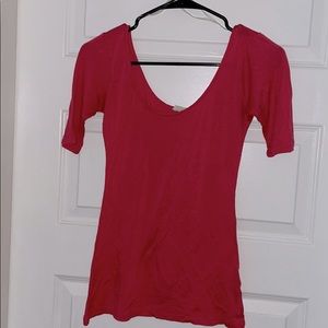 NWOT Kirra Warm Magenta Pretty Blouse Size Small